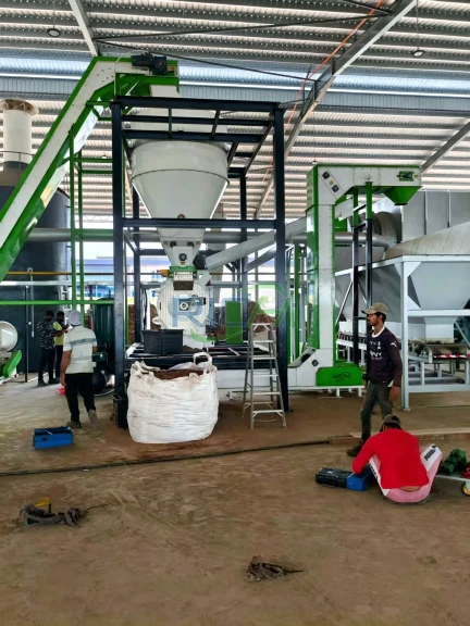 Malaysian EFB biomass pellet production line for palm waste biofuel pellet manufacturing